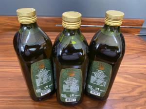 OliveOilsLand® 1000 ml Glass Bottle Extra Virgin Olive Oil
