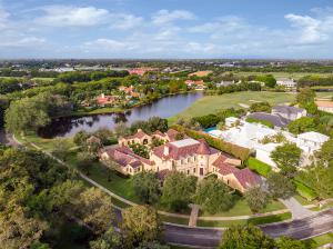 Concierge Auctions is pleased to announce that 2930 Hurlingham Drive, located in the prestigious Bridle Path subdivision of Palm Beach Polo and Country Club in Wellington, Florida, is pending sale following an active auction with 6 registered bidders, in cooperation with listing agents Thomas Baldwin of Equestrian Sotheby's International Realty, and buyer’s agent of Engel & Völkers An aerial view of La Charente, located in the Bridle Path subdivision.