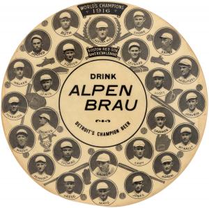 The legend of Babe Ruth, the historical importance of the Paul Muchinsky (1947-2015) pinback button collection, and the mystery of why a Detroit brewery would promote the 1916 World Series Champion Boston Red Sox form an intriguing backstory that continues to unfold at Hake’s Auctions