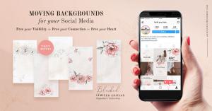 Sneak Peek Blush Collection Moving Backgrounds by A Second of Whimsey