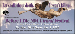 Before I Die Festival artwork - angel with trumpet