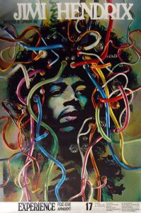 1969 jimi hendrix frankfurt gunther kieser concert poster