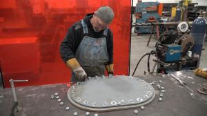 Industrial Resources Manhole Cover Waterjet