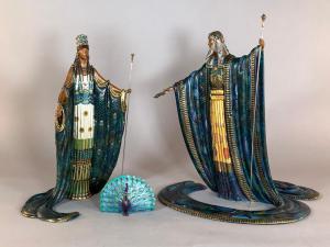 An extensive offering of sculptures and works on paper by renowned artists Erté (Russian/French, 1892-1990) and Louis Icart (French, 1888-1950), all from a local collection, plus a smattering of additional lovely Art Deco pieces by other artists, 92 lots in all, will come up for bid in Neue Auctions’ next big online sale planned for Saturday, October 24th