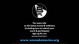 Filmmakers, Artists, Livestream, We Make Movies, Links