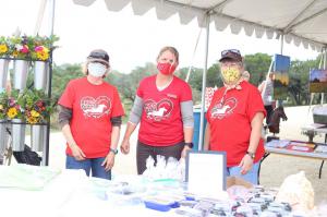 Staff welcoming guests to RED Arena Round Up 2020
