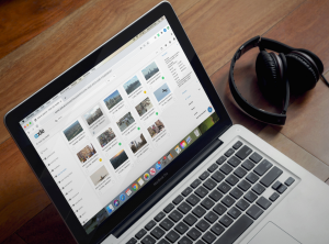 axle ai's radically simple browser interface on a laptop