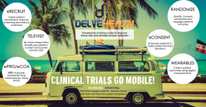 Delve Health Clinical StudyPal enables sponsors and CROs to remotely recruit, consent, randomize, track, and collect patient outcomes through smartphones, SMS, chatbots and web portals for greater accuracy and visibility Remote patient engagement can improve patient experience in clinical trials
